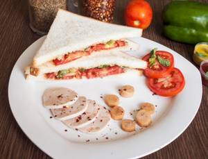 Chicken Salami Sandwich