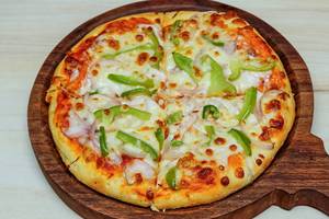 Capsicum And Chicken pops pizza [6 inches]    