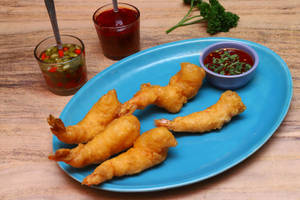 Golden Fried Prawns