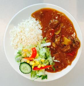 Full Rice Meal Thali