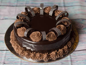 Pure Chocolate Truffle Cake