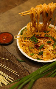 Veg Singapore Noodles