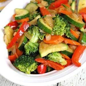 Saute Vegetables With Paneer