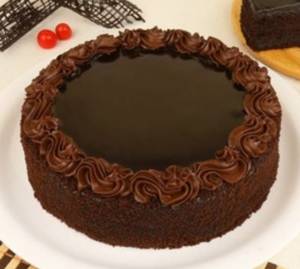 Chocolate Butter Eggless Cake  450 Gm )