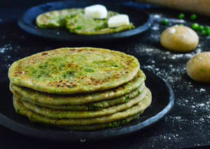 Green Peas Paratha