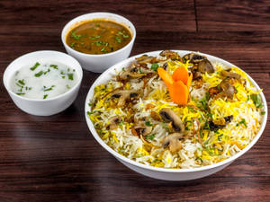 Mushroom Biryani
