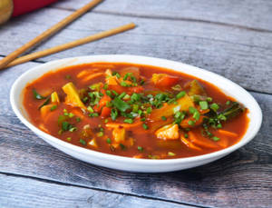 Mixed Vegetable Schezwan Sauce