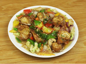 Chicken Wonton Stew with Vegetable