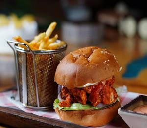 Ultimate Lamb  Cheese Burger