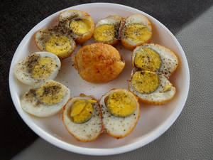 Boiled Fried Eggs