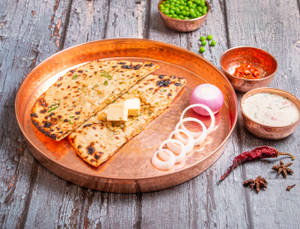 Green Peas Paratha