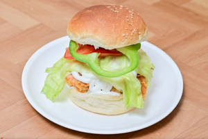 Broasted Chicken Mexican Burger