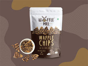 Waffle Chips Dark Choco Drizzle And Sea Salt 85g