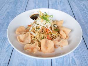 Burnt Garlic Noodles With Asian Five Spice Sauce