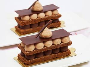 Chocolate Mille Feuille Pastry