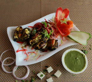 Paneer Pudina Tikka