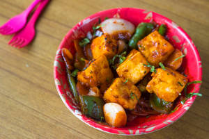 Chilli paneer dry