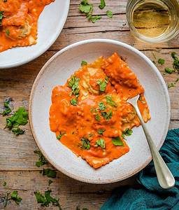 Ravioli With Primavera