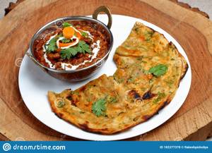 Chicken Curry Wih Laccha Paratha