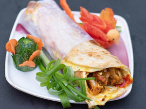 Double Chicken Double Egg Roll