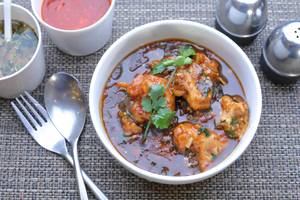 Boneless Chicken Manchurian Gravy