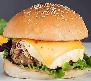 Bahubali Chicken Cheese Burger