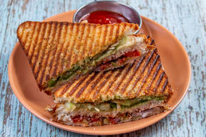 Aloo Mattar Cheese Sandwich