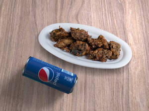 Pepper Chicken Dry + Pepsi 250 ml Can