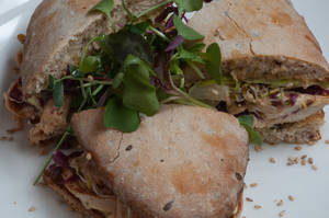 Chicken Lime Chutney Sandwich