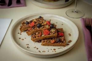 Orange Sweet Potato, Buckwheat & Yogurt Waffle