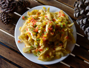 West Abbey Cheese Fries Veg.