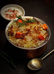 Paneer Tikka Biryani