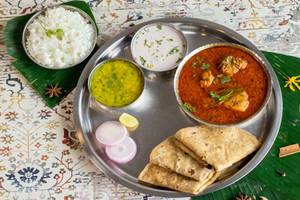 Chicken Curry Thali