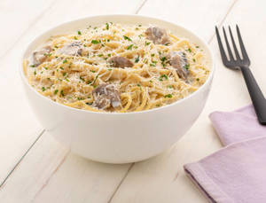 "Hmm, Get Something In White Sauce" Pasta Bowl