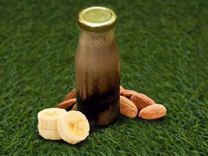 Almond Banana Coffee Milkshake