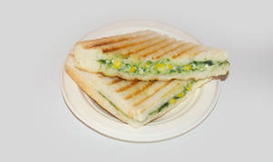 Corn & Spinach Cheese Grilled Sandwich