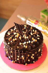 Chocolate Choco Chips  Cake