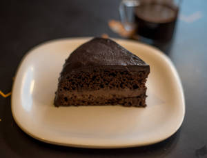Rich Dark Chocolate Cake Pastry