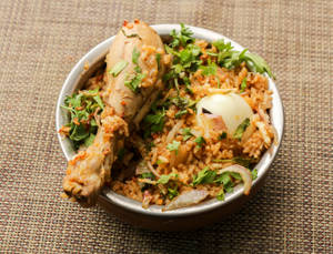 Special Chicken Biryani (2 Pcs) with Egg 
