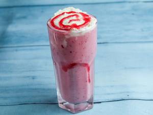Strawberry Lassi With Fruit 