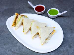 Cheese Aloo Mattar Grill Sandwich
