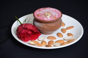 Gulab Badam Matka Kulfi