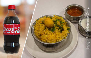 Chicken Handi Biryani + Coke (250 Ml)