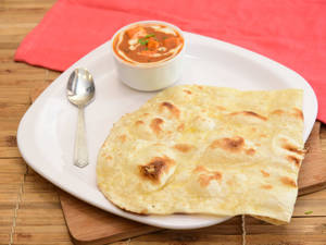 Paneer Butter Masala With Butter Naan (1 Pc)