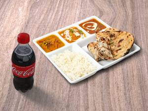 Non Veg Punjabi Thali + Coke 250 Ml Pet                        