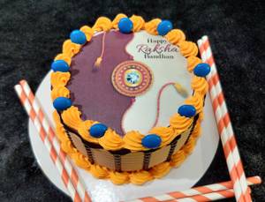 Chocolate Orange Cake - Rakhi Special Cakes - Whole-wheat, Eggless+