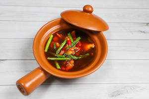 Salmon With Oyster Chilli Sauce Gravy
