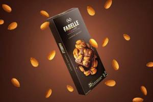 Loaded Secret - Milk Chocolate Bar with visible Almonds