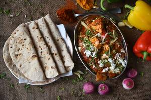 Paneer Taka Tak + 4 Tawa Butter Roti