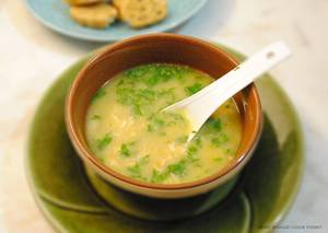 Lemon Coriander Chicken Soup